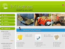 Tablet Screenshot of jmleathers.com